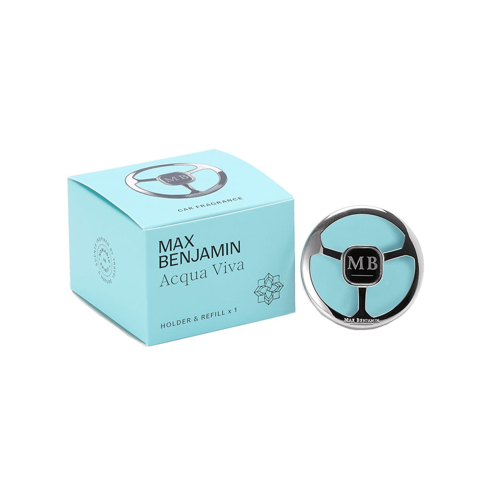 Aromatizator pentru masina, Acqua Viva, Car Fragrance - MAX BENJAMIN Aromatizator pentru masina, Acqua Viva, Car Fragrance - MAX BENJAMIN