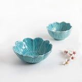 Bol ceramic albastru, 12 cm, Flora - BORDALLO PINHEIRO Bol ceramic albastru, 12 cm, Flora - BORDALLO PINHEIRO