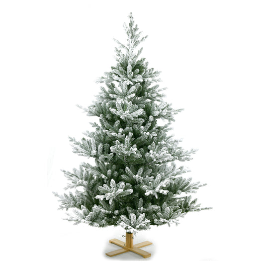 Brad artificial Flocked Kilarnock, verde, 243 cm  - SIMONA'S CHRISTMAS