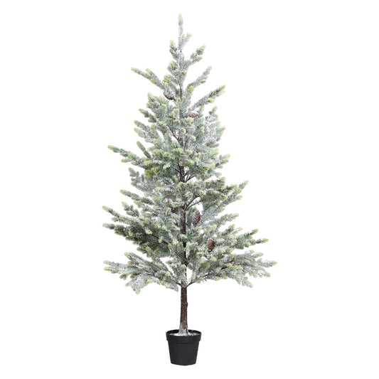 Brad inzapezit in ghiveci Noble, verde, 190 cm - SIMONA'S CHRISTMAS