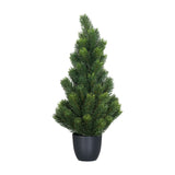 Bradut in ghiveci, verde/negru, 38 cm, SIMONA'S CHRISTMAS Bradut in ghiveci, verde/negru, 38 cm, SIMONA'S CHRISTMAS