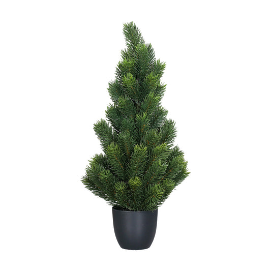 Bradut in ghiveci, verde/negru, 50 cm, SIMONA'S CHRISTMAS