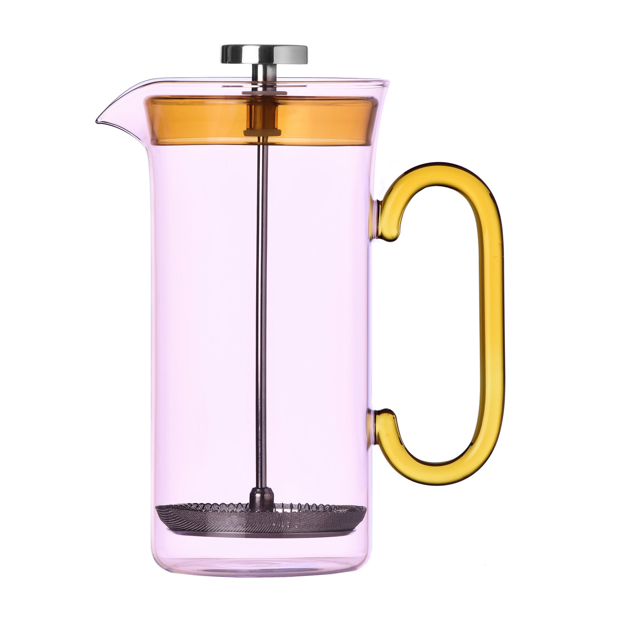 Cafetiera frantuzeasca, roz/galben, 900 ml, Clarinette by Naessi Studio - ICHENDORF Cafetiera frantuzeasca, roz/galben, 900 ml, Clarinette by Naessi Studio - ICHENDORF