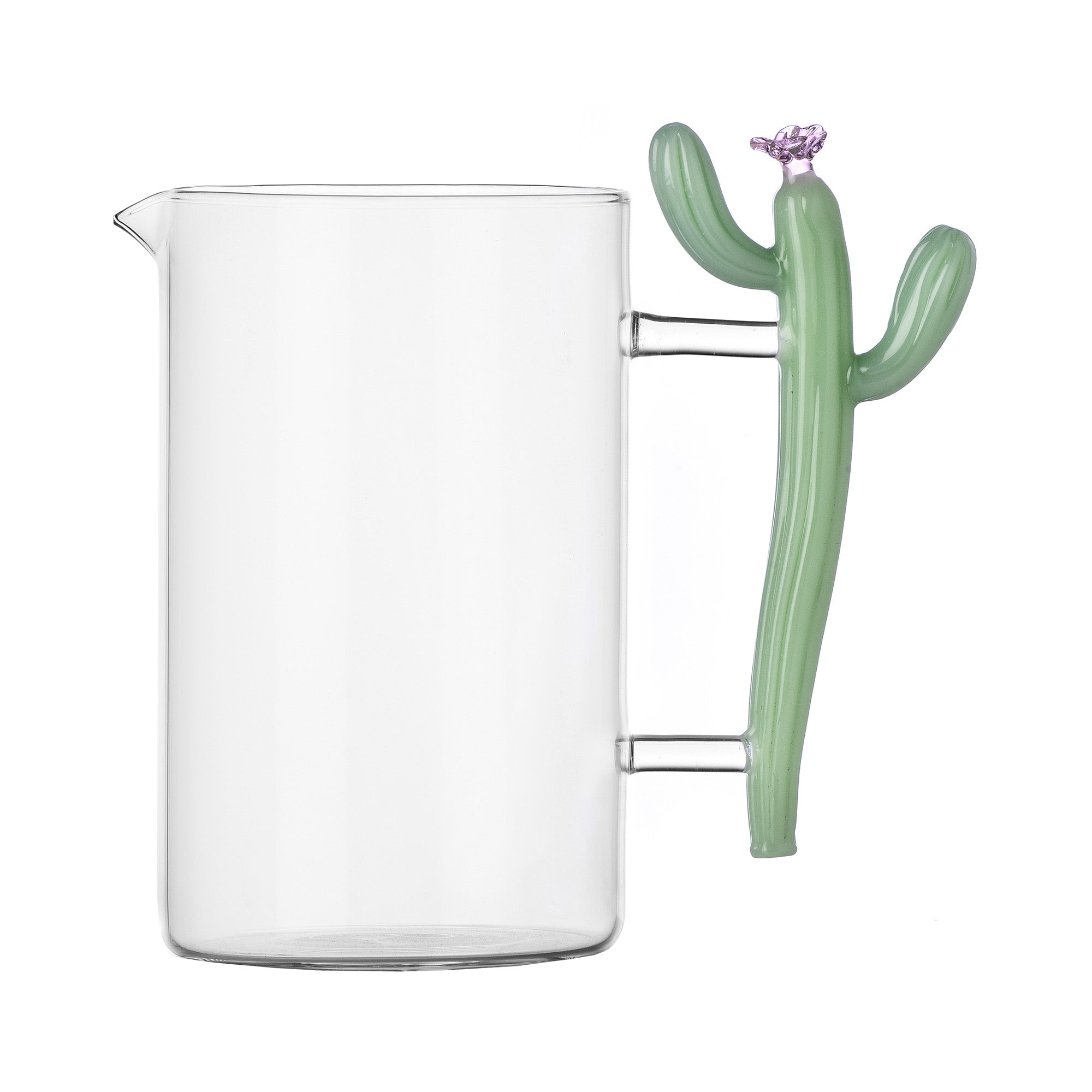 Carafa din sticla, Cactus Matt Green, Desert Plants by Alessandra Baldereschi - ICHENDORF Carafa din sticla, Cactus Matt Green, Desert Plants by Alessandra Baldereschi - ICHENDORF