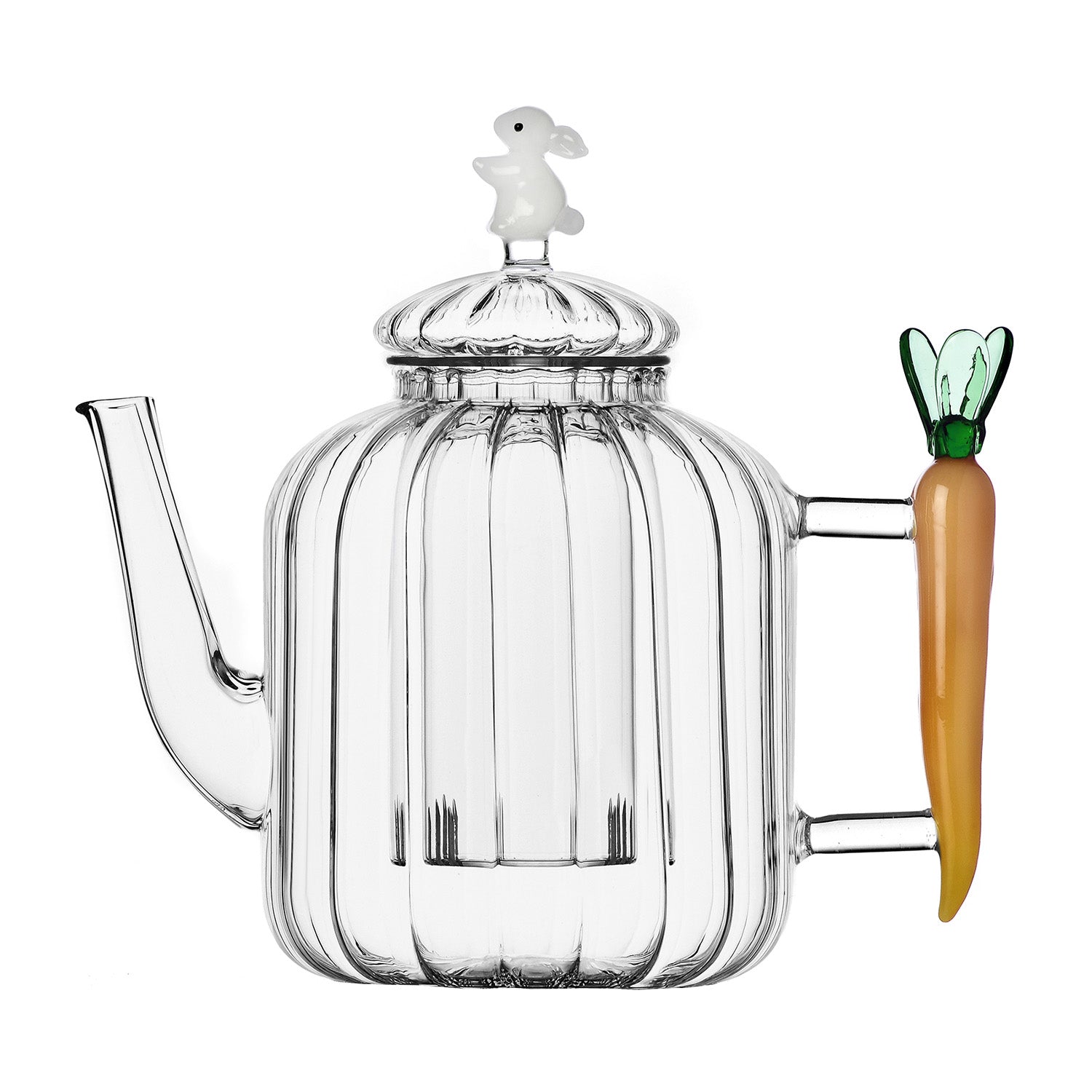 Ceainic din sticla, morcov si iepure, Vegetables by Alessandra Baldereschi - ICHENDORF Ceainic din sticla, morcov si iepure, Vegetables by Alessandra Baldereschi - ICHENDORF