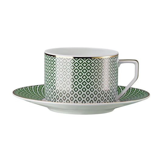 Ceasca pentru ceai si farfurie, 230 ml, Francis Carreau Vert - ROSENTHAL