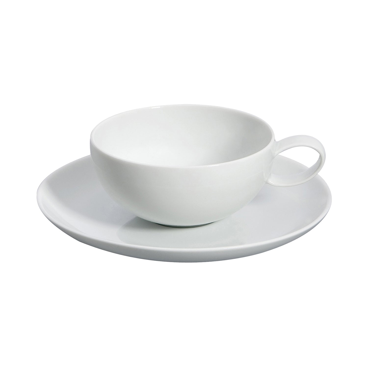 Ceasca pentru ceai si farfurie, Domo White - VISTA ALEGRE Ceasca pentru ceai si farfurie, Domo White - VISTA ALEGRE