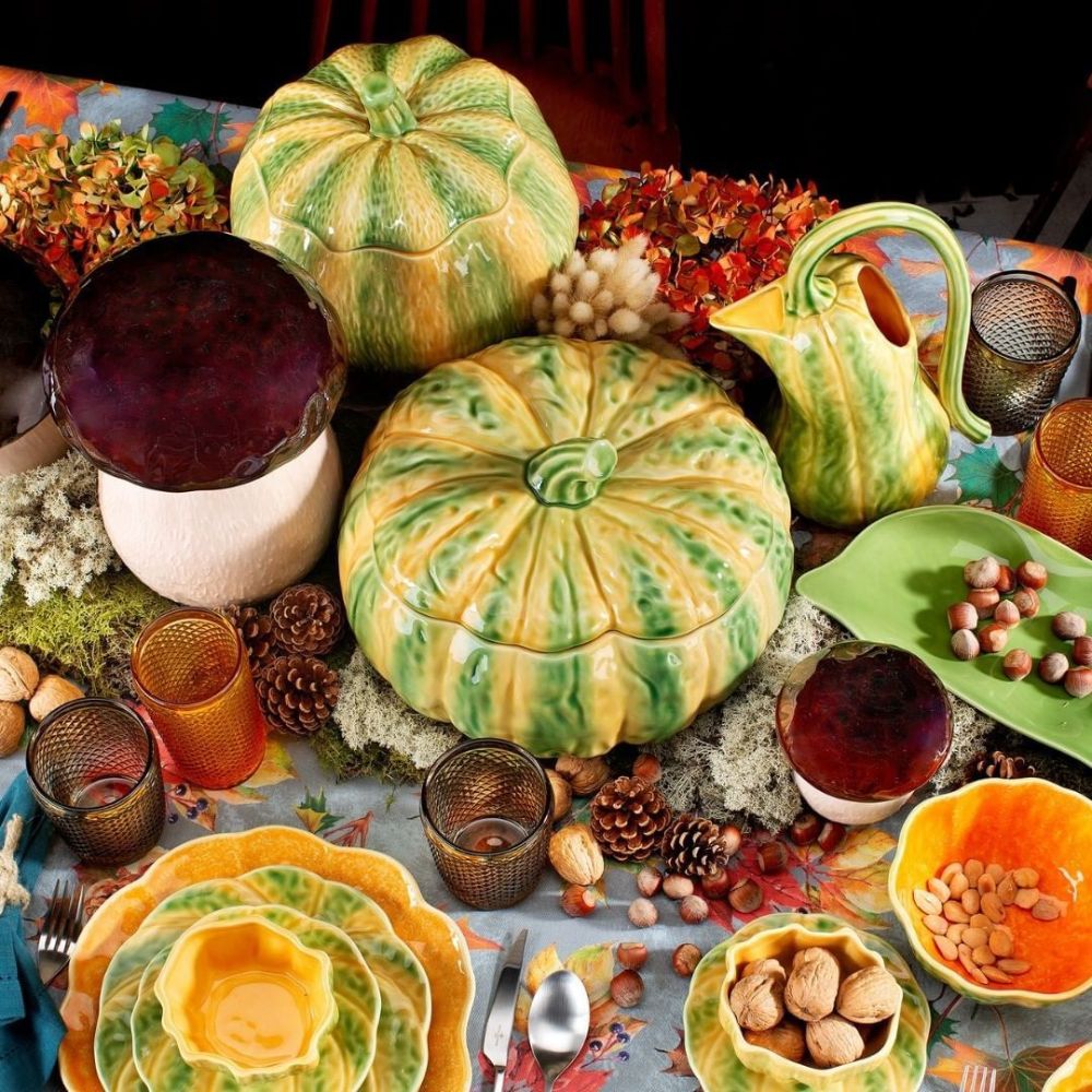 Farfurie pentru paste, Abobora - BORDALLO PINHEIRO Farfurie pentru paste, Abobora - BORDALLO PINHEIRO