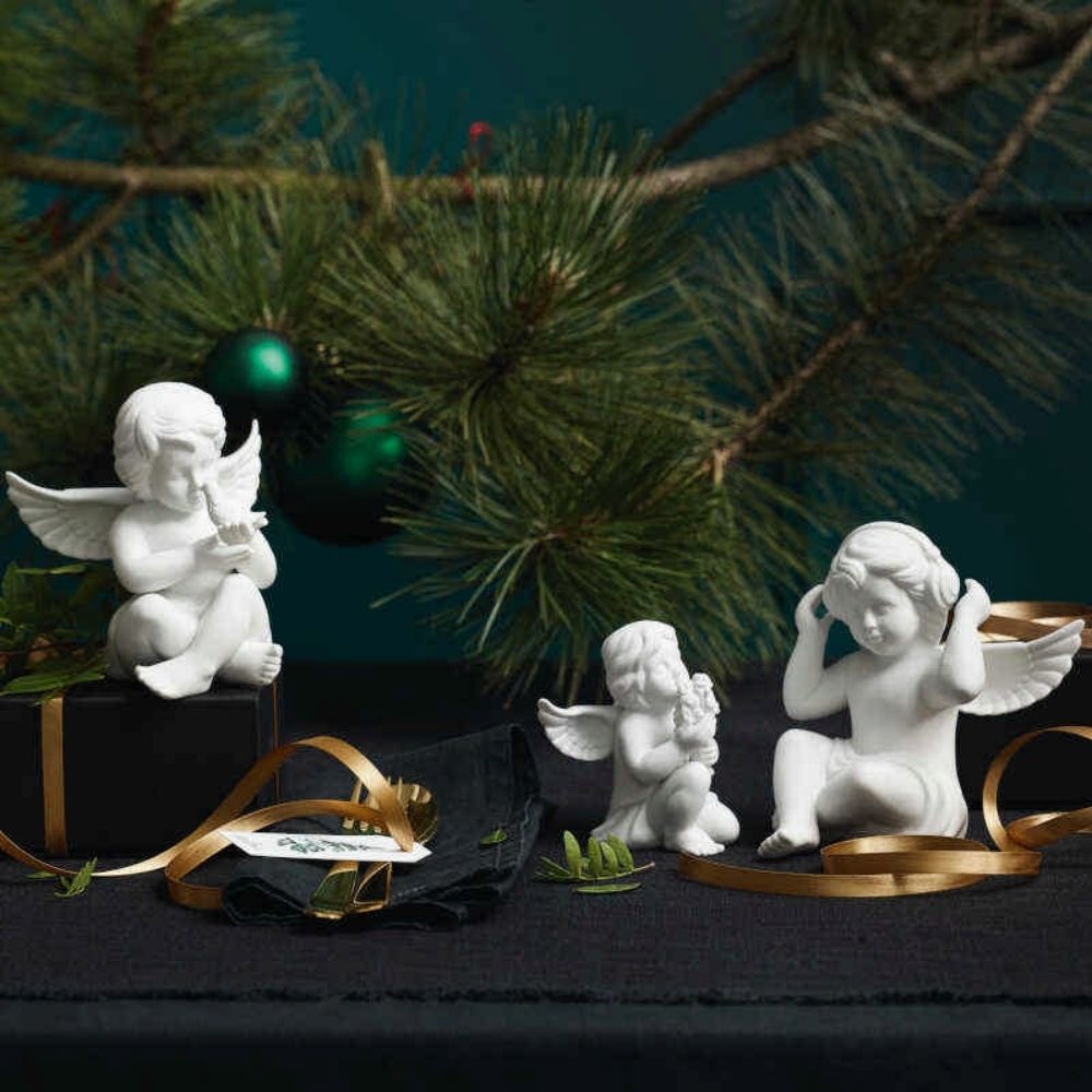 Figurina din portelan, inger cu ursulet, 10 cm, Angels - ROSENTHAL Figurina din portelan, inger cu ursulet, 10 cm, Angels - ROSENTHAL