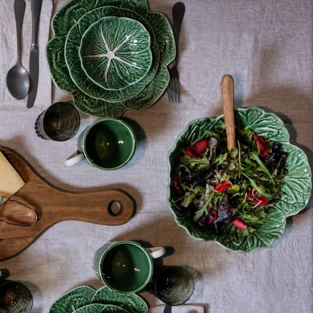 Bol pentru salata, 22 cm, Couve - BORDALLO PINHEIRO Bol pentru salata, 22 cm, Couve - BORDALLO PINHEIRO