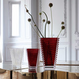 Vaza dreptunghiulara rosie din cristal, 20 cm, Eye - BACCARAT Vaza dreptunghiulara rosie din cristal, 20 cm, Eye - BACCARAT