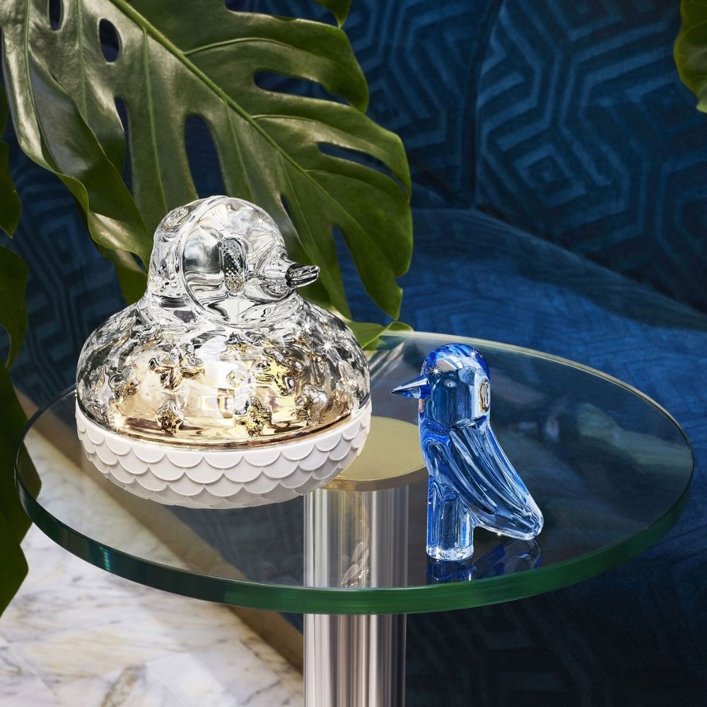 Sculptura din cristal, albastru, Bird, Faunacrystopolis by Jaime Hayon - BACCARAT Sculptura din cristal, albastru, Bird, Faunacrystopolis by Jaime Hayon - BACCARAT