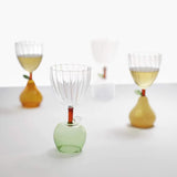 Pahar pentru vin, cu picior mar, green, Fruits and Flower by Alessandra Baldereschi - ICHENDORF Pahar pentru vin, cu picior mar, green, Fruits and Flower by Alessandra Baldereschi - ICHENDORF