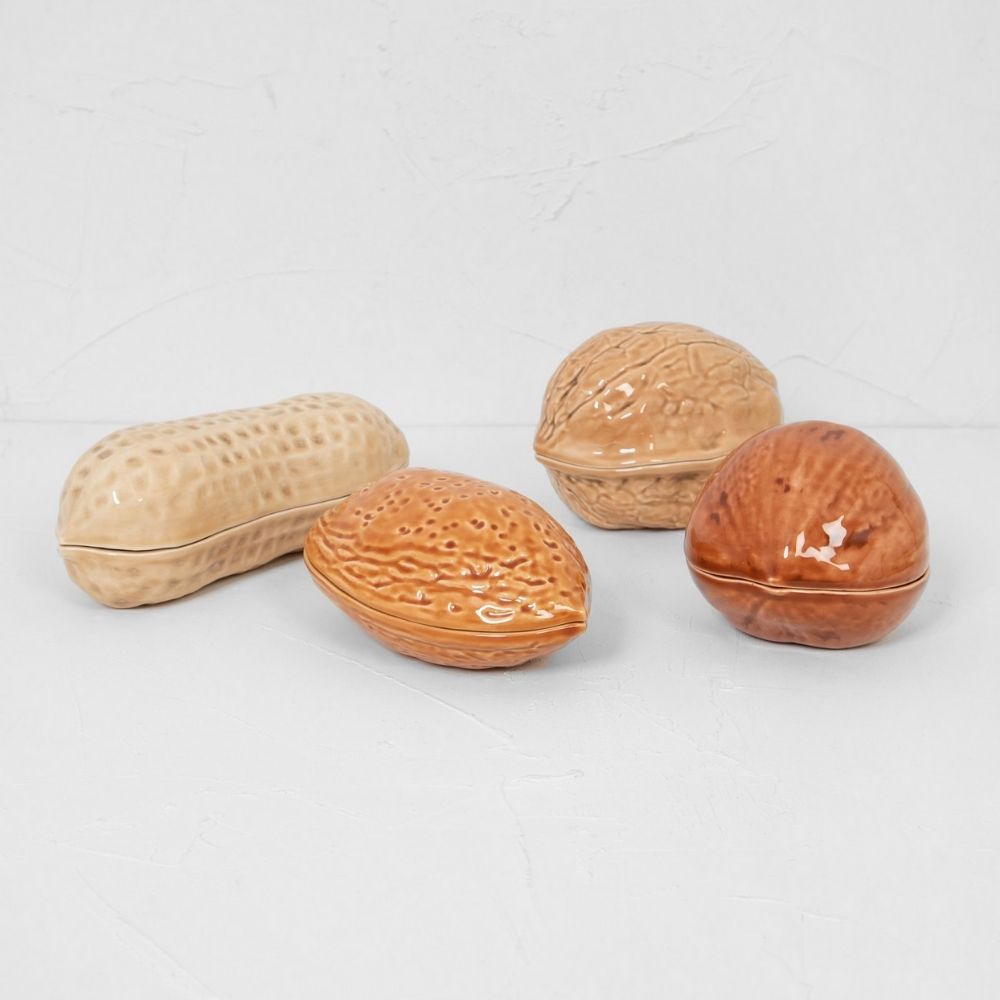 Cutie ceramica aluna, Frutos Secos - BORDALLO PINHEIRO Cutie ceramica aluna, Frutos Secos - BORDALLO PINHEIRO