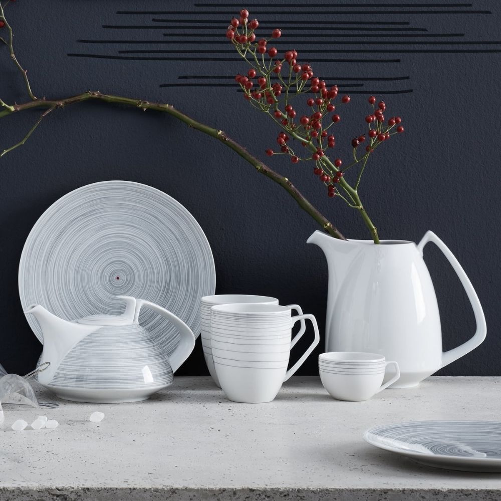 Farfurie pentru supa, TAC Gropius Stripes 2.0 by Walter Gropius - ROSENTHAL Farfurie pentru supa, TAC Gropius Stripes 2.0 by Walter Gropius - ROSENTHAL