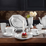Set pentru cina Hamburg, 19 piese, Maria White - ROSENTHAL Set pentru cina Hamburg, 19 piese, Maria White - ROSENTHAL