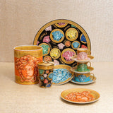 Scrumiera din portelan, 13 cm, Medusa Amplified Golden Coin - VERSACE Scrumiera din portelan, 13 cm, Medusa Amplified Golden Coin - VERSACE