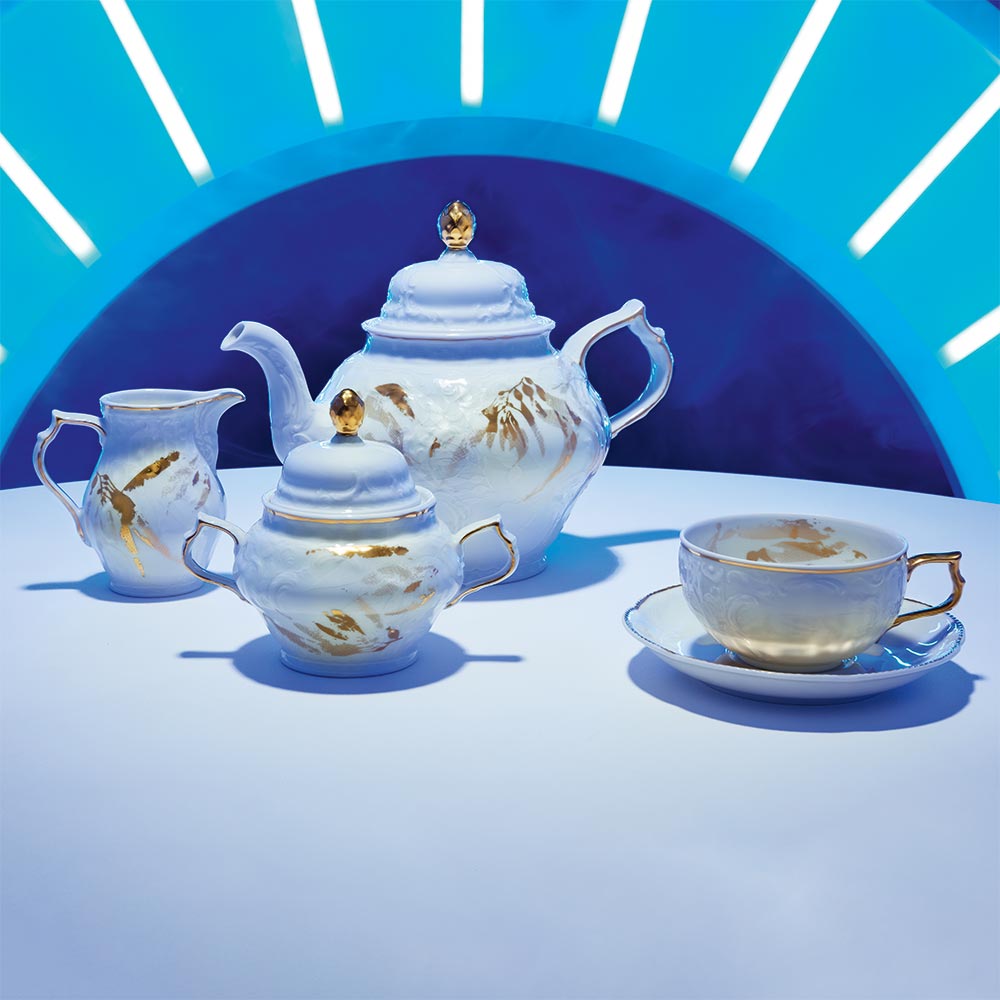 Ceasca pentru cafea si farfurie, Midas by Gianni Cinti - ROSENTHAL Ceasca pentru cafea si farfurie, Midas by Gianni Cinti - ROSENTHAL