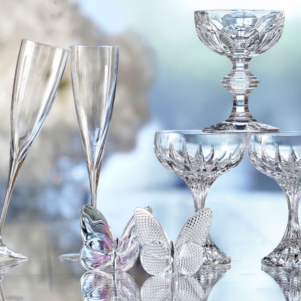 Sculptura din cristal, Iridescent clear, Papillon Lucky Butterfly - BACCARAT Sculptura din cristal, Iridescent clear, Papillon Lucky Butterfly - BACCARAT
