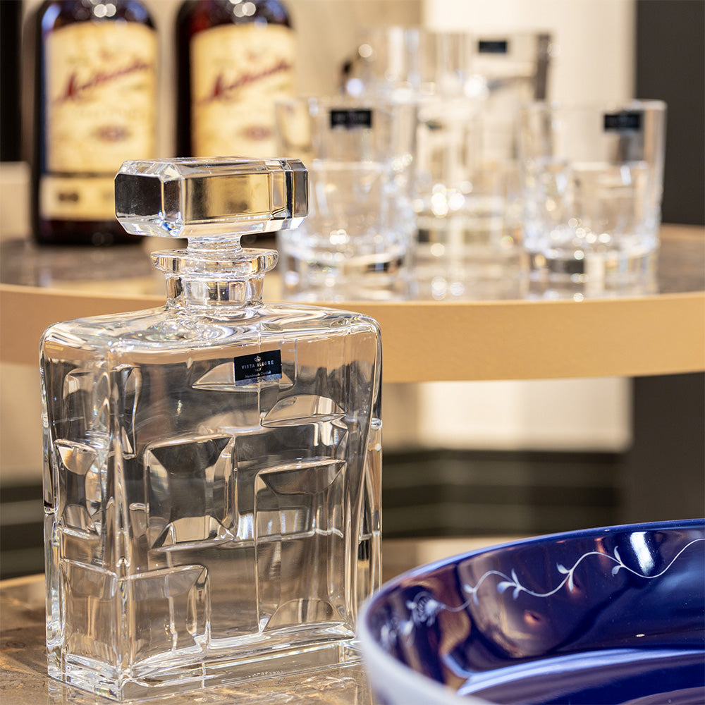 Set whisky - 1 decantor si 4 pahare, Portrait - VISTA ALEGRE Set whisky - 1 decantor si 4 pahare, Portrait - VISTA ALEGRE