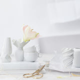 Vaza alba din portelan, 11 cm, Squall White by Cedric Ragot - ROSENTHAL Vaza alba din portelan, 11 cm, Squall White by Cedric Ragot - ROSENTHAL