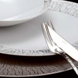 Farfurie pentru supa, TAC Gropius Skin Platin by Walter Gropius - ROSENTHAL Farfurie pentru supa, TAC Gropius Skin Platin by Walter Gropius - ROSENTHAL