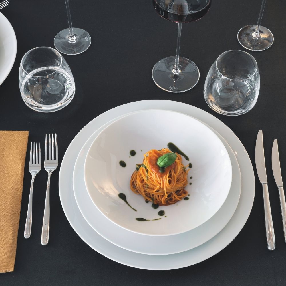 Farfurie pentru supa, Tac Gropius White by Walter Gropius - ROSENTHAL Farfurie pentru supa, Tac Gropius White by Walter Gropius - ROSENTHAL