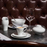 Ceasca pentru espresso si farfurie, Utopia - VISTA ALEGRE Ceasca pentru espresso si farfurie, Utopia - VISTA ALEGRE