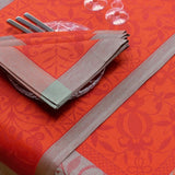 Servet de masa, 58 x 58 cm, Venezia Cornelian - JACQUARD FRANCAIS Servet de masa, 58 x 58 cm, Venezia Cornelian - JACQUARD FRANCAIS