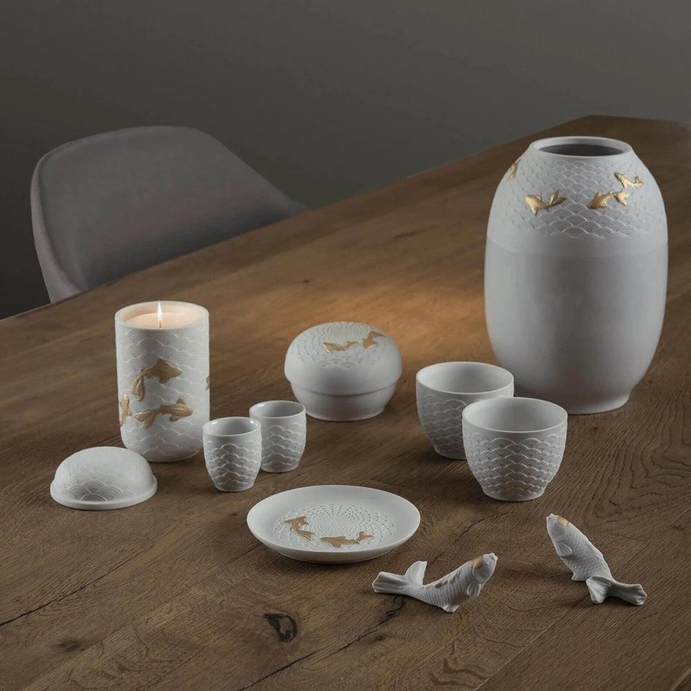 Set 2 boluri din portelan, Koi by Dept. Diseno y Decoracion - LLADRO Set 2 boluri din portelan, Koi by Dept. Diseno y Decoracion - LLADRO