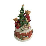 Cutie muzicala Bears decorating Christmas tree, 16 cm - SIMONA'S CHRISTMAS Cutie muzicala Bears decorating Christmas tree, 16 cm - SIMONA'S CHRISTMAS