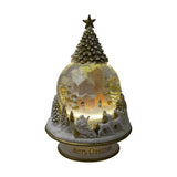 Cutie muzicala Padure magica, alb/auriu, 22 cm - SIMONA'S CHRISTMAS Cutie muzicala Padure magica, alb/auriu, 22 cm - SIMONA'S CHRISTMAS