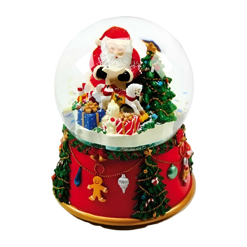 Cutie muzicala Glob cu Mos Craciun, 20 cm - SIMONA'S CHRISTMAS Cutie muzicala Glob cu Mos Craciun, 20 cm - SIMONA'S CHRISTMAS