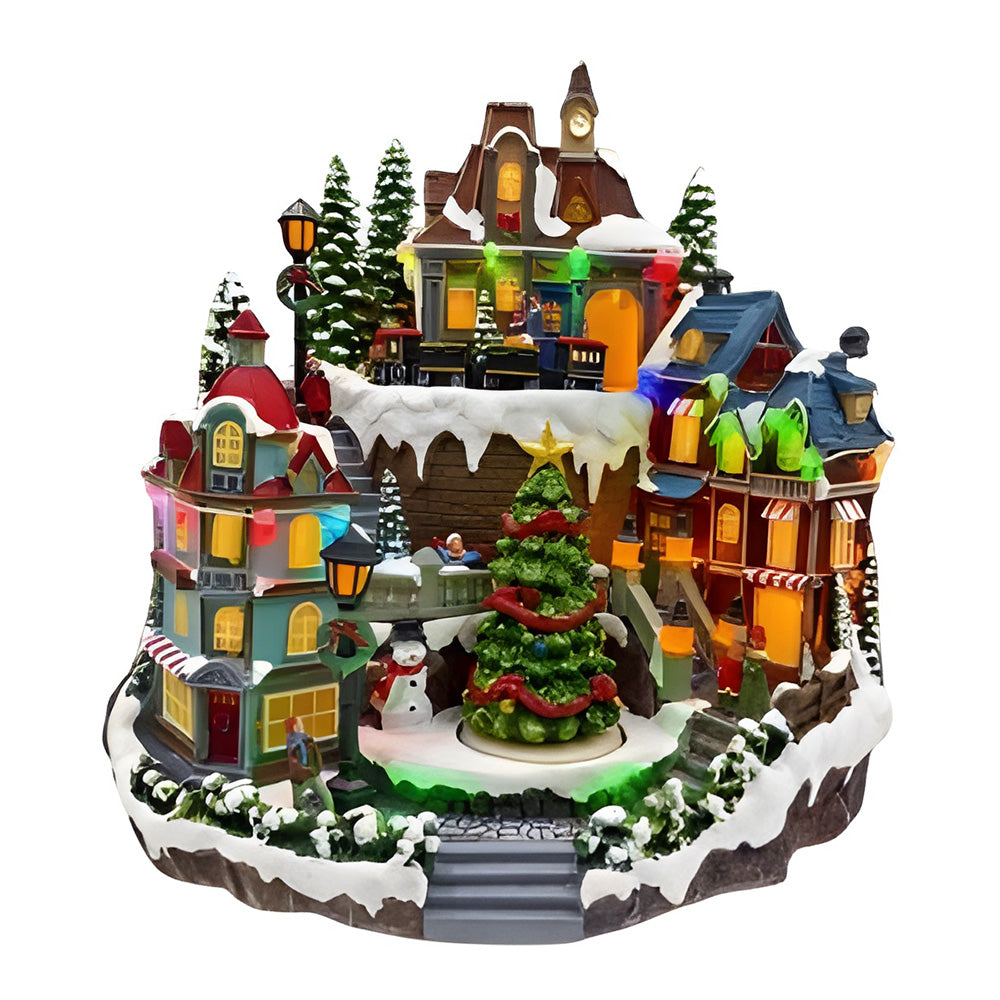 Cutie muzicala Sat iarna de Craciun, 30 cm - SIMONA'S CHRISTMAS Cutie muzicala Sat iarna de Craciun, 30 cm - SIMONA'S CHRISTMAS