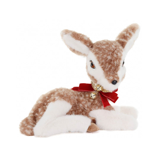 Decoratiune Bambi asezat, maro, 42 cm - SIMONA'S CHRISTMAS