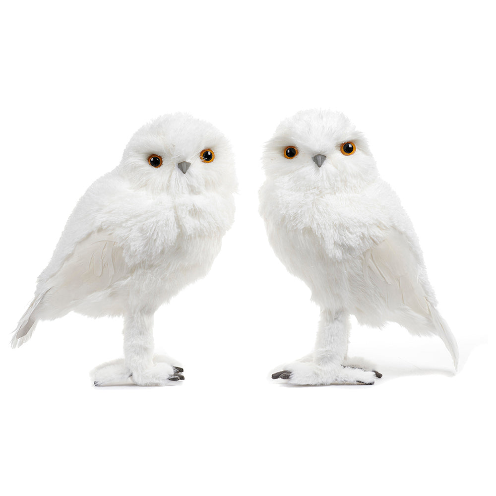 Decoratiune Bufnita Buttercup, alb, 30 cm - SIMONA'S CHRISTMAS Decoratiune Bufnita Buttercup, alb, 30 cm - SIMONA'S CHRISTMAS