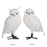 Decoratiune Bufnita Daisie, alb, 50 cm - SIMONA'S CHRISTMAS Decoratiune Bufnita Daisie, alb, 50 cm - SIMONA'S CHRISTMAS