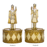 Decoratiune Cutie Spargator de Nuci Blake, crem/auriu, 14 cm - SIMONA'S CHRISTMAS Decoratiune Cutie Spargator de Nuci Blake, crem/auriu, 14 cm - SIMONA'S CHRISTMAS