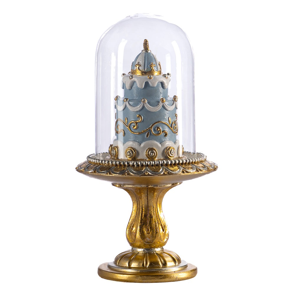 Decoratiune Prajitura in Dom, albastru/auriu, 21 cm, SIMONA'S CHRISTMAS Decoratiune Prajitura in Dom, albastru/auriu, 21 cm, SIMONA'S CHRISTMAS