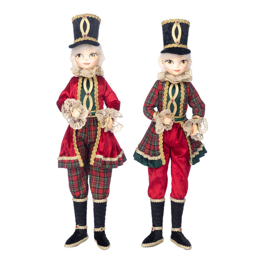 Decoratiune Spargator de Nuci Andrew, rosu/verde, 20 cm - SIMONA'S CHRISTMAS