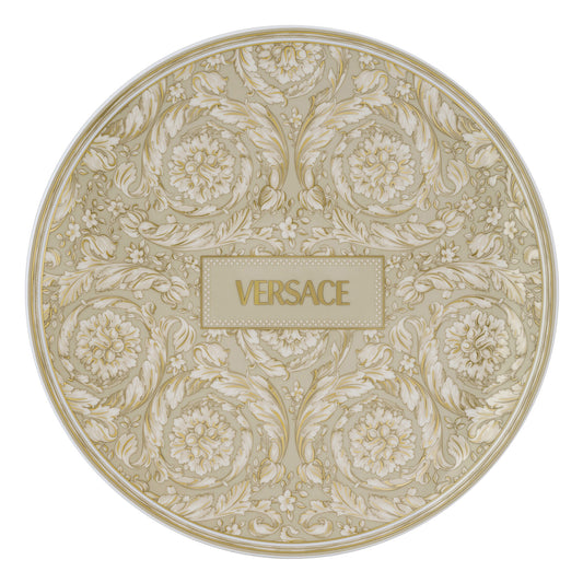 Farfurie de prezentare, 33 cm, Barocco Beige - VERSACE
