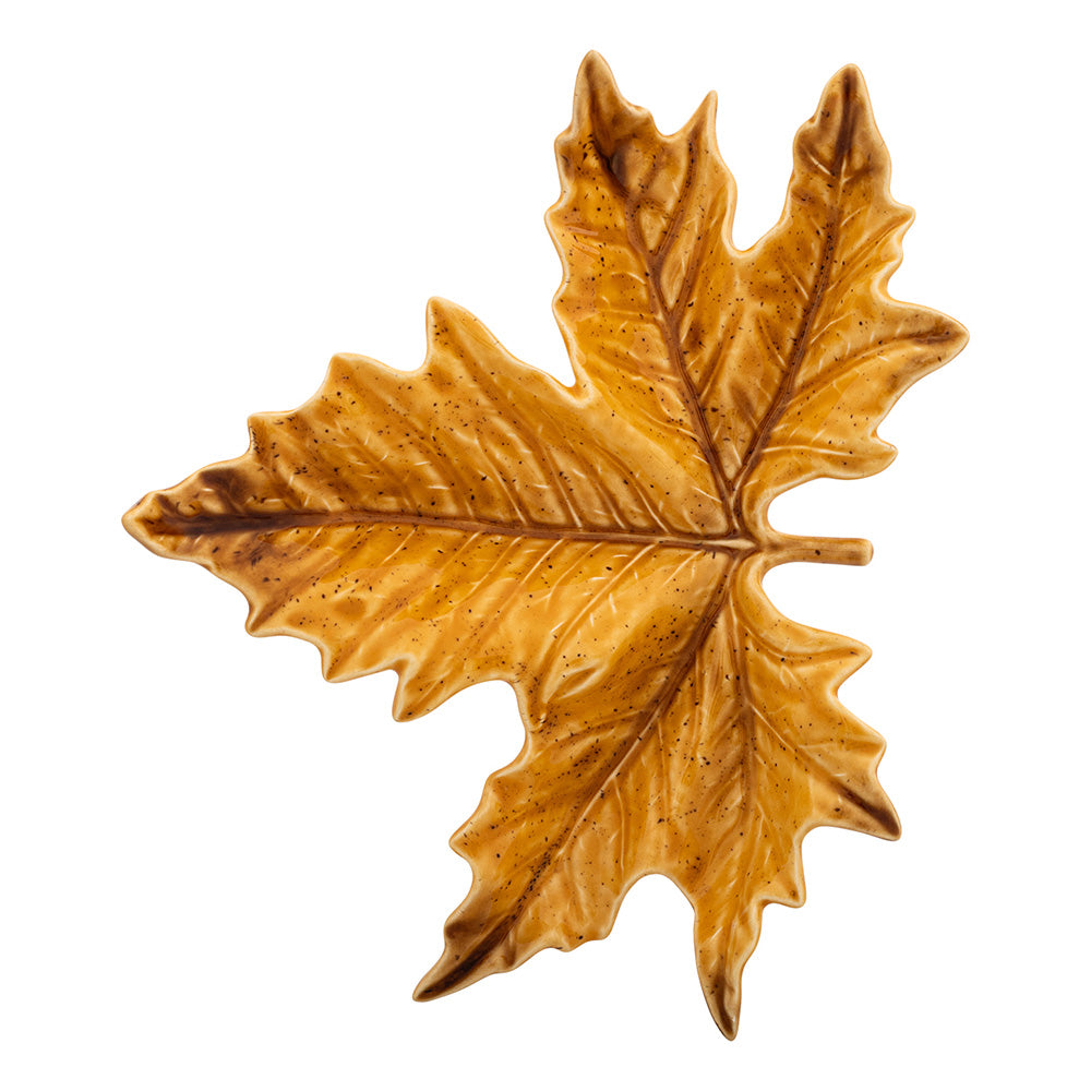 Farfurie decorativa, frunza paltin, 21 cm, Gudrun - BORDALLO PINHEIRO Farfurie decorativa, frunza paltin, 21 cm, Gudrun - BORDALLO PINHEIRO