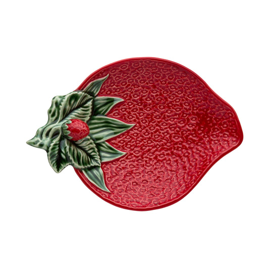 Farfurie pentru aperitiv, 21 cm, Strawberries - BORDALLO PINHEIRO