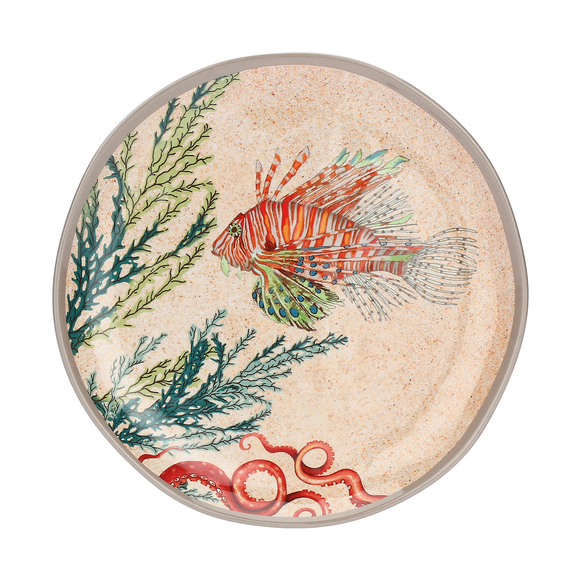 Set 2 farfurii pentru desert, melamina, 21 cm, Sea Life - SIMONA'S COLLECTION Set 2 farfurii pentru desert, melamina, 21 cm, Sea Life - SIMONA'S COLLECTION