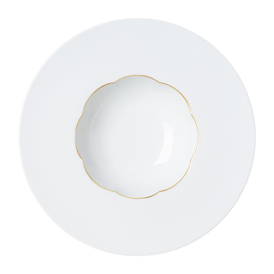 Farfurie pentru supa, 28 cm, Sonetto Oro - ROSENTHAL