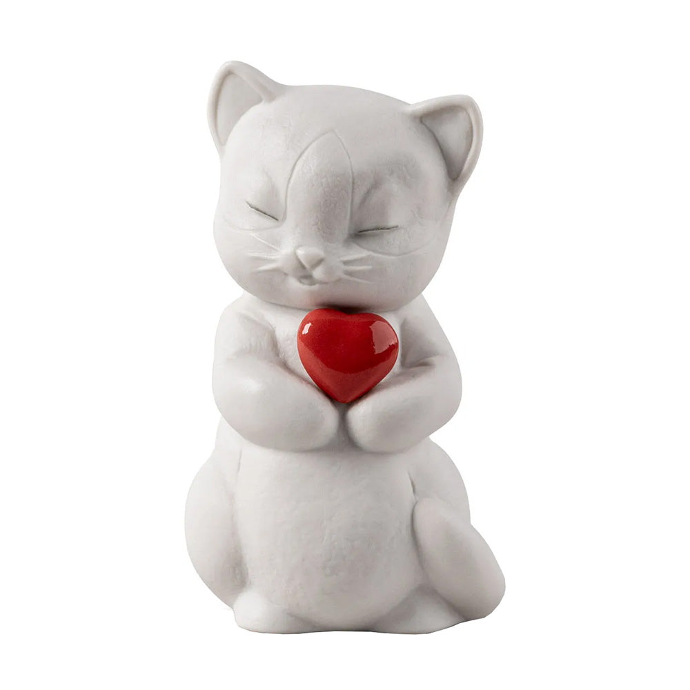 Figurina din portelan, Whiskers Playful Kitten by Virginia Gonzalez - LLADRO Figurina din portelan, Whiskers Playful Kitten by Virginia Gonzalez - LLADRO