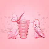 Sculptura din cristal, roz, Papillon Lucky Butterfly - BACCARAT Sculptura din cristal, roz, Papillon Lucky Butterfly - BACCARAT