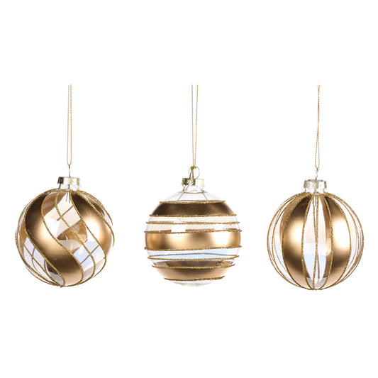 Glob decorativ Haniel, auriu, 8 cm - SIMONA'S CHRISTMAS