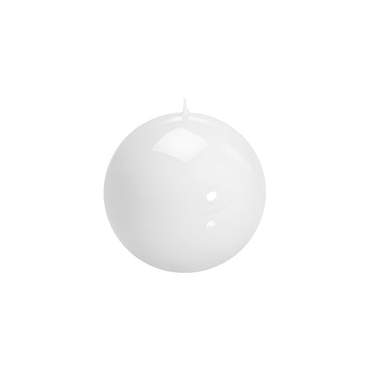 Lumanare decorativa sfera, alb, 6 cm - SIMONA'S COLLECTION