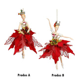 Ornament pentru brad, Balerina Bijoux, rosu, 23 cm - SIMONA'S CHRISTMAS Ornament pentru brad, Balerina Bijoux, rosu, 23 cm - SIMONA'S CHRISTMAS